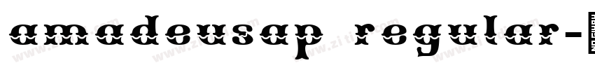 amadeusap regular字体转换